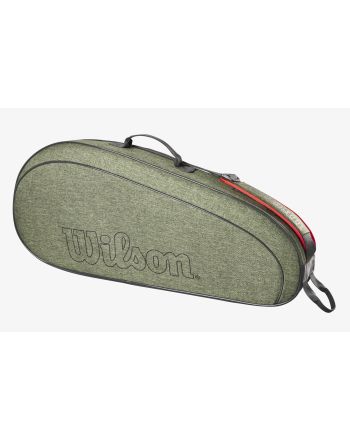 Wilson Team Pack 3-Racquet Bag Heather Green