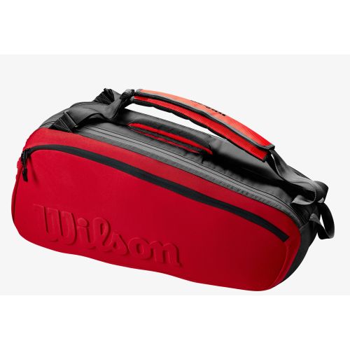 Wilson Super Tour 6 Pack Clash V2.0 Red Racquet Bag